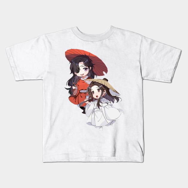 Chibi Hua Cheng dan Xie Lian Kids T-Shirt by Inspire Gift